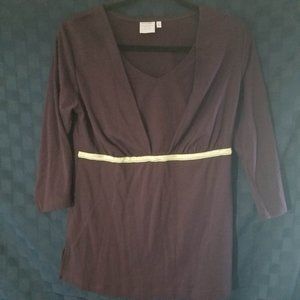 Nurture nursing top dark purple Sz L